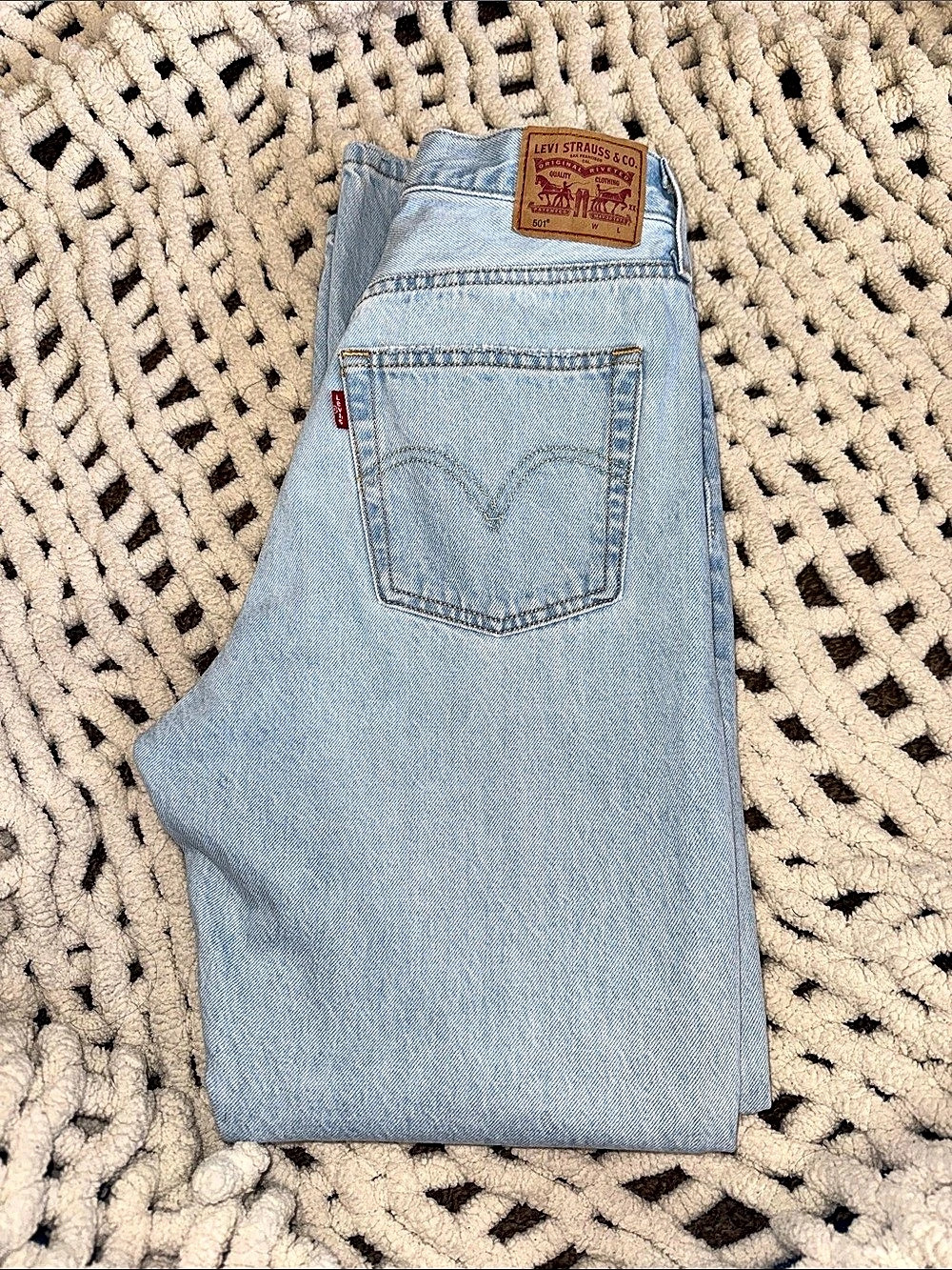 Levi's 501 Straight Leg Jeans in Blue